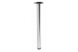Asztalláb kerek szatén 71cm magas, 2cm-vel állítható, lábátmérője 6cm 1208963630 - Készlet 2