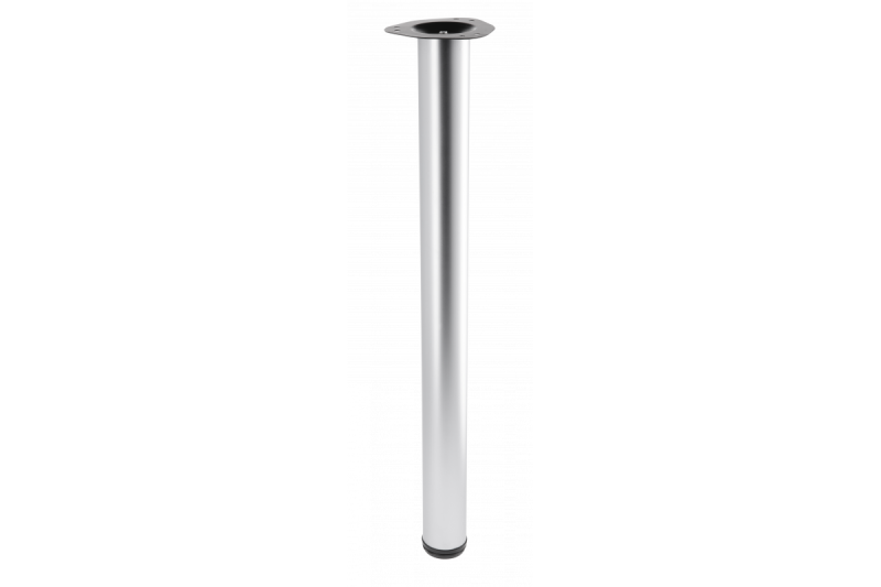 Tafelpoot rond aluminium 71cm hoog verstelbaar 2cm met poot diameter 6cm 1208963631 - Set van 2