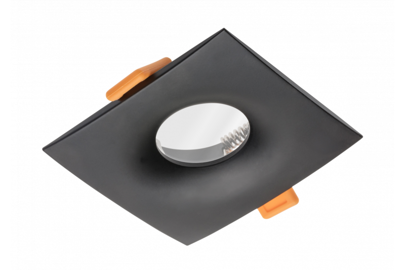 Decor Plafondspot armatuur ALESSIO IP54 vierkant zwart 1208963699 - Set van 2