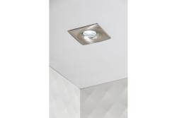 Decor Plafondspot armatuur ALESSIO IP54 vierkant inox/satijn. 1208963701 - Set van 2