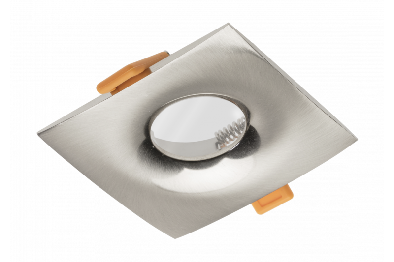 Decor Plafondspot armatuur ALESSIO IP54 vierkant inox/satijn. 1208963701 - Set van 2