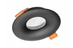 Decor Plafondspot armatuur ALESSIO IP54 rond zwart 1208963702 - Set van 3