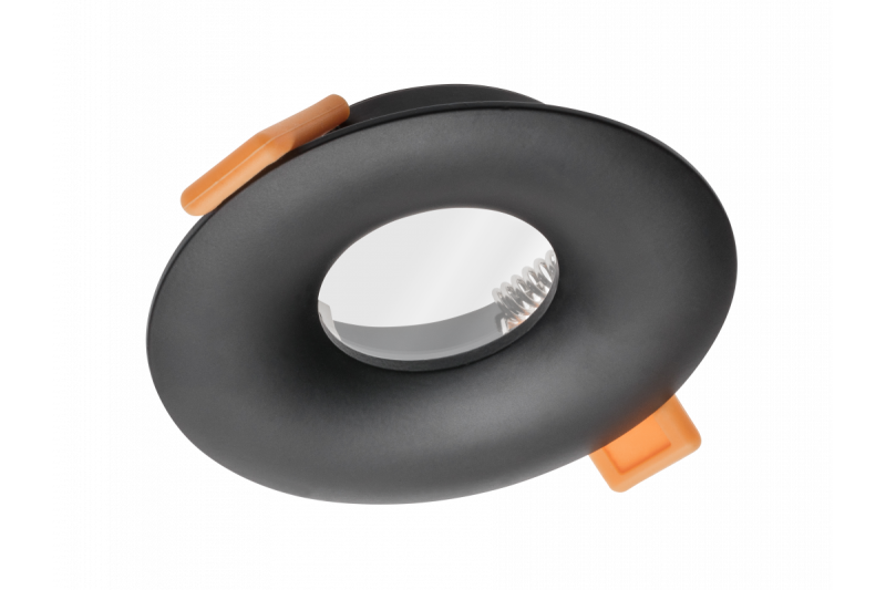 Decor Plafondspot armatuur ALESSIO IP54 rond zwart 1208963702 - Set van 3