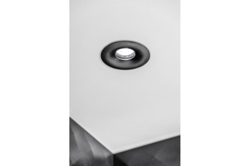 Decor Plafondspot armatuur ALESSIO IP54 rond zwart 1208963702 - Set van 3
