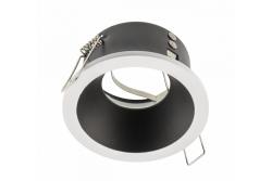 Decor Plafondspot armatuur ELVA IP54 rond Ø85x45mm wit / zwart 1208963720 - Set van 2