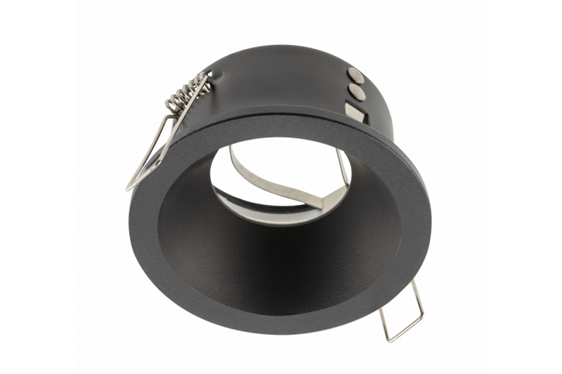 Decor Plafondspot armatuur ELVA IP54 rond Ø85x45mm zwart 1208963722 - Set van 2