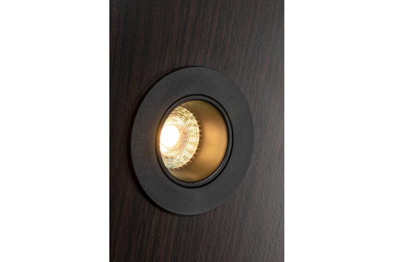 Decor Plafondspot armatuur LINTO IP20 rond Ø90x29mm zwart. 1208963726 - Set van 6