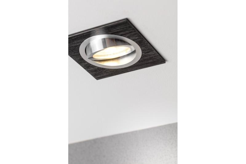 Decor MORENA plafondspot armatuur IP20 vierkant zwart 1208963731 - Set van 3