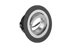 Decor MORENA plafondspot armatuur IP20 rond zwart 1208963736 - Set van 3