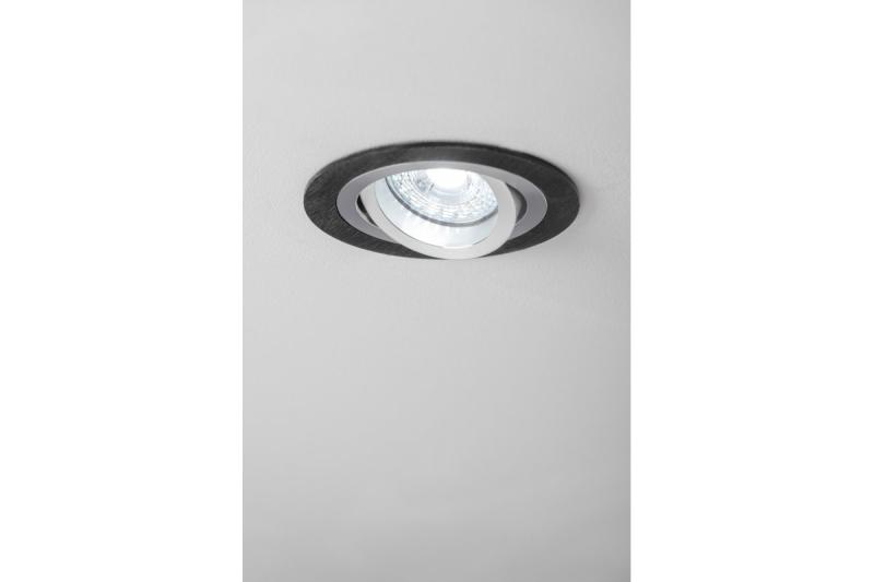 Decor MORENA plafondspot armatuur IP20 rond zwart 1208963736 - Set van 3