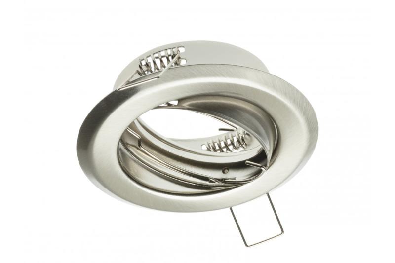 Decor Plafondspot PARMA III IP20 rond inox hoek verstelbaar. 1208963749 - Set van 5