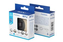 Decor PARMA plafondspot armatuur IP20 rond inox TYPE 2114 1208963764 - Set van 8