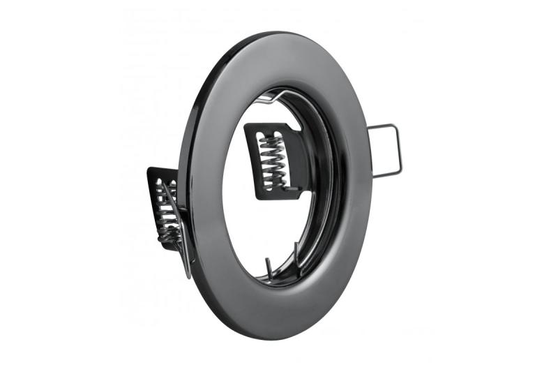 Decor PARMA plafondspot armatuur IP20 rond zwart chroom TYPE 2114 1208963766 - Set van 8