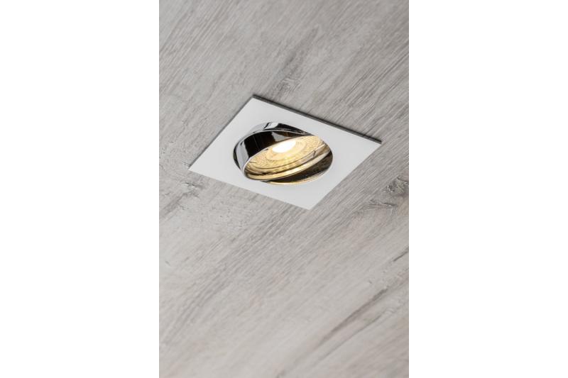 Decor PORTO-K plafondspot armatuur IP20 vierkant chroom hoekverstelbaar TYPE DT10 1208963783 - Set van 3