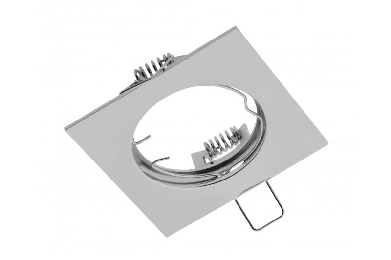 Decor PORTO plafondspot armatuur IP20 vierkant chroom TYPE DS10 1208963791 - Set van 5