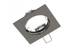 Decor PORTO plafondspot armatuur IP20 vierkant zwart chroom TYPE DS10 1208963793 - Set van 5