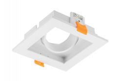 Decor Plafondspot armatuur RUBIO 102x102mm IP20 vierkant enkel wit. 1208963796 - Set van 5
