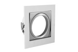 Decor VILA plafondspot armatuur draaibaar IP20 vierkant inox 1208963804 - Set van 2