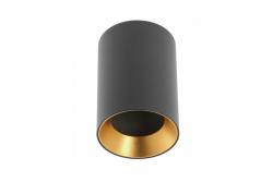 Decor Luminaire de plafond AERO II en aluminium 70x100mm IP20 max. 20W rond noir. 1208963809 - Lot de 2