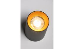 Decor Luminaire de plafond AERO II en aluminium 70x100mm IP20 max. 20W rond noir. 1208963809 - Lot de 2