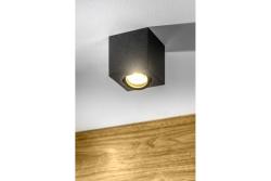 Decor Luminaire de plafond AVEIRO BIS en aluminium 80x80x90mm IP20 max 20W carré noir. 1208963836 - Lot de 2