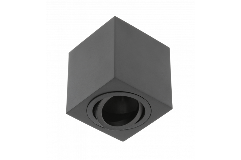 Decor Plafondarmatuur AVEIRO BIS aluminium 80x80x90mm IP20 max 20W vierkant zwart. 1208963836 - Set van 2