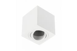 Decor Luminaire de plafond AVEIRO BIS en aluminium 80x80x90mm IP20 max 20W carré blanc. 1208963837 - Lot de 2