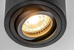 Decor Luminaire de plafond AVEIRO BIS en aluminium 80x90mm IP20 max 20W rond noir. 1208963838 - Lot de 2