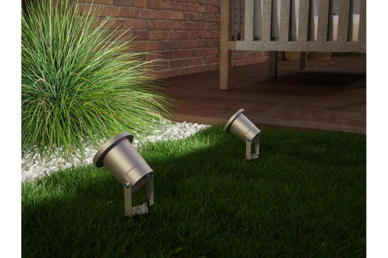 Decor Tuinarmatuur DIEGO GU10 MAX. 35W IP65 AC220-240V 50/60Hz grijs. 1208963866 - Set van 2