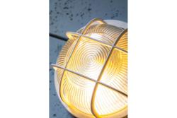 Luminaire encastré IBIZA avec grille, 40 W max., E27, 220-240 V CA, 50-60 Hz, IP44, grille en ABS/verre/plastique, boîtier blanc 1208963893 - Lot de 2