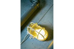 Bulkhead fixture SANGUESA KAY, max 40W, E27, AC220-240V, 50-60Hz, IP44, ABS/glass, white housing