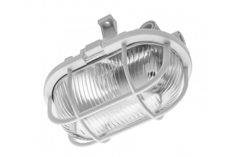 Wandarmatuur SANGUESA KAY, max. 40 W, E27, AC 220-240 V, 50-60 Hz, IP44, ABS/glas, witte behuizing 1208963904 - Set van 2