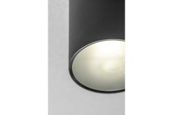 Decor Luminaire de plafond LENTO alum 100x130 IP54 MAX.35W graphite rond 1208963924 - Lot de 2