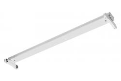 Armatuur voor LED-buizen OSL SLIM-2x120 T8 LED, G13, AC 220-240 V, 50/60 Hz, IP20, met bedrading voor aan één zijde aangesloten LED-buizen, opbouwmontage, witte behuizing 1208963972 - Set van