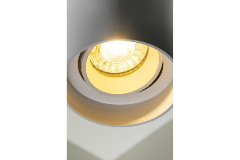 Decor Plafondlamp armatuur RESTO PC φ80x125mm IP20 max 20W rond wit. 1208963986 - Set van 3