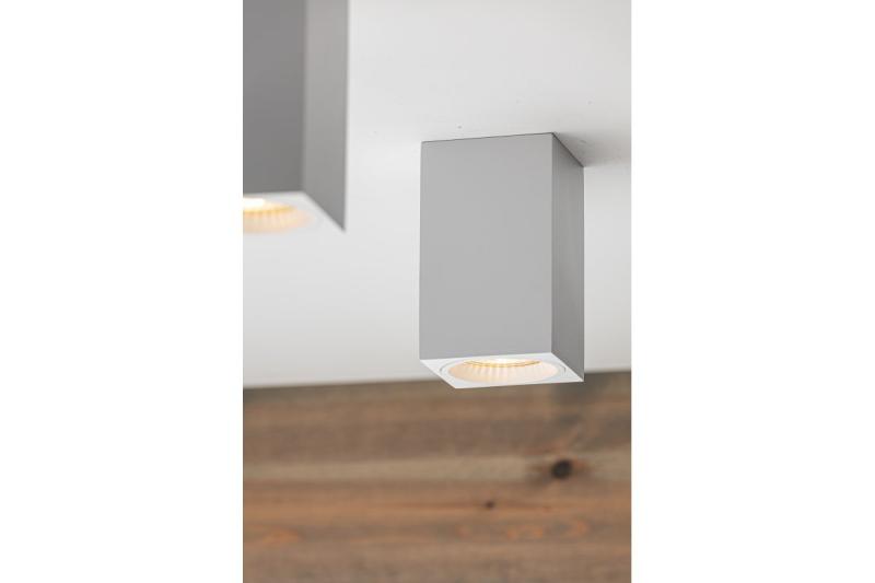 Decor Lamp oppervlak gemonteerd SENSA MINI aluminium 70x70x115 IP20 max 50W vierkante witte behuizing. 1208964014 - Set van 2