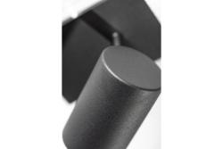 Decor Luminaire de plafond VENETO IP20 max. 20W 1 x GU10 rond noir 1208964036 - Lot de 2