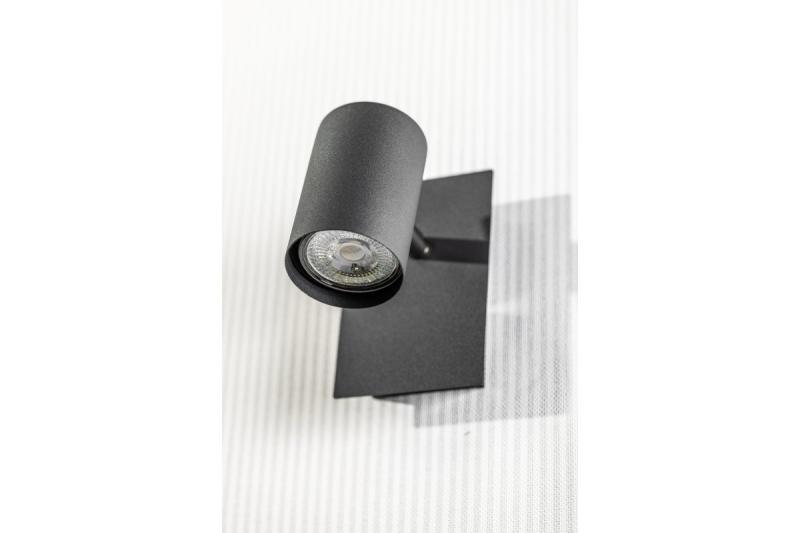 Decor Plafondarmatuur VENETO IP20 max. 20W 1 x GU10 rond zwart. 1208964036 - Set van 2