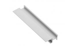 LED-halve-haak-aluminiumprofiel GLAX Mini zilver 2 m 1208964108 - Set van 2