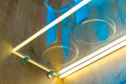 LED-halve-haak-aluminiumprofiel GLAX Mini zilver 2 m 1208964108 - Set van 2