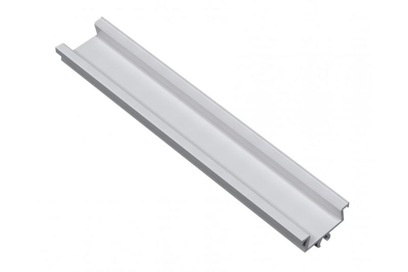 LED-aluminiumprofiel met instelbare stralingshoek GLAX zilver 2 m binnenste deel 1208964138 - Set van 3