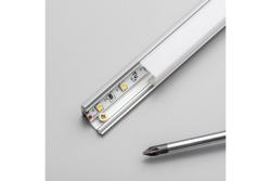 driehoekige melkafdekking voor LED-profiel GLAX 2 m 1208964193 - Set van 3