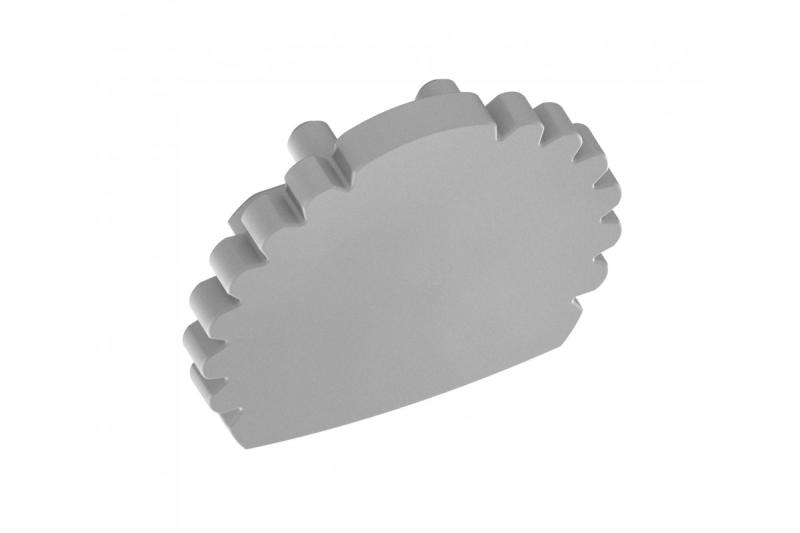 GlaX-profieldop, zilveren staafje (10 stuks in blisterverpakking) 1208964247 - Set van 5