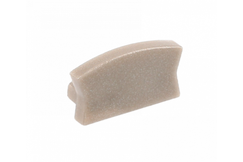 Afdekkap voor LED-profiel GLAX Mini, kleur champagne (10 stuks in blisterverpakking) 1208964254 - Set van 5