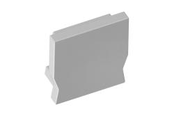 Vierkante afdekkap voor LED-profiel GLAX Mini, zilverkleurig (10 stuks in blisterverpakking) 1208964255 - Set van 5