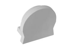 Eindkapje voor LED-profiel GLAX Mini, zilverkleurig (10 stuks in blisterverpakking) 1208964256 - Set van 6