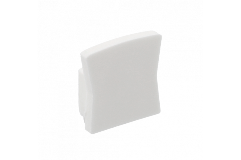 Afdekkap voor LED-profiel GLAX Mini, high white (10 stuks in blisterverpakking) 1208964258 - Set van 4