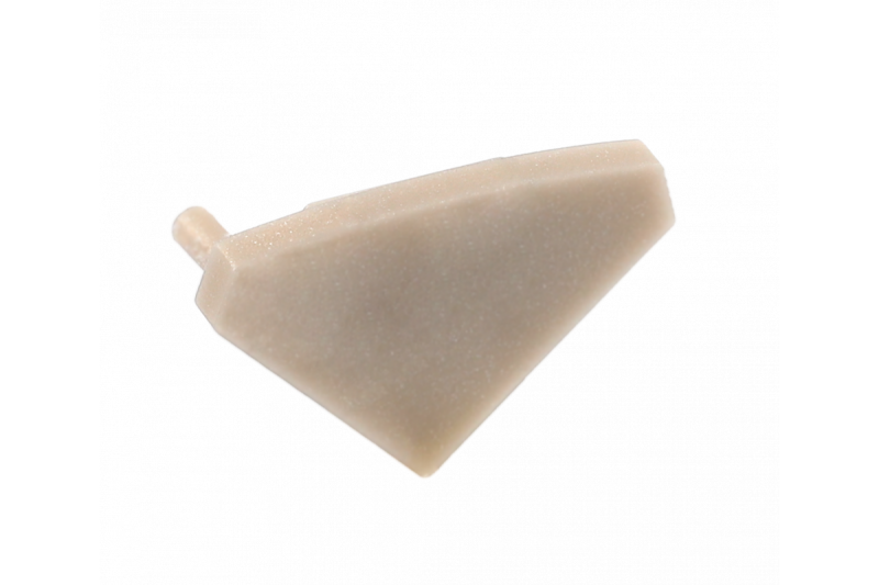GlaX-profielkap, schuin – links en rechts te monteren, kleur champagne (10 stuks in blisterverpakking 1208964273) - Set van 3