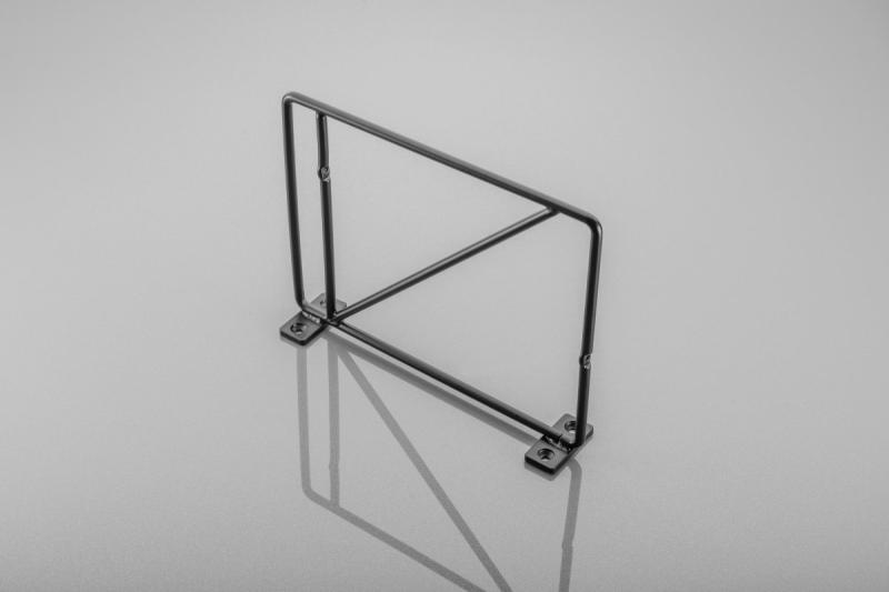 Plankdrager ROD, 21 x 17 cm, matzwart 1208965251 - Set van 5