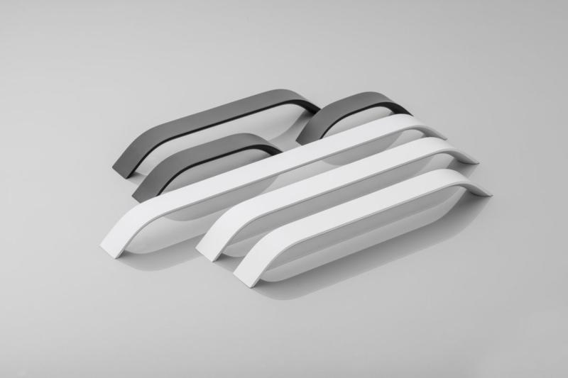 Handgreep 337 l-192 (aluminium) zwart geanodiseerd 1208965426 - Set van 4